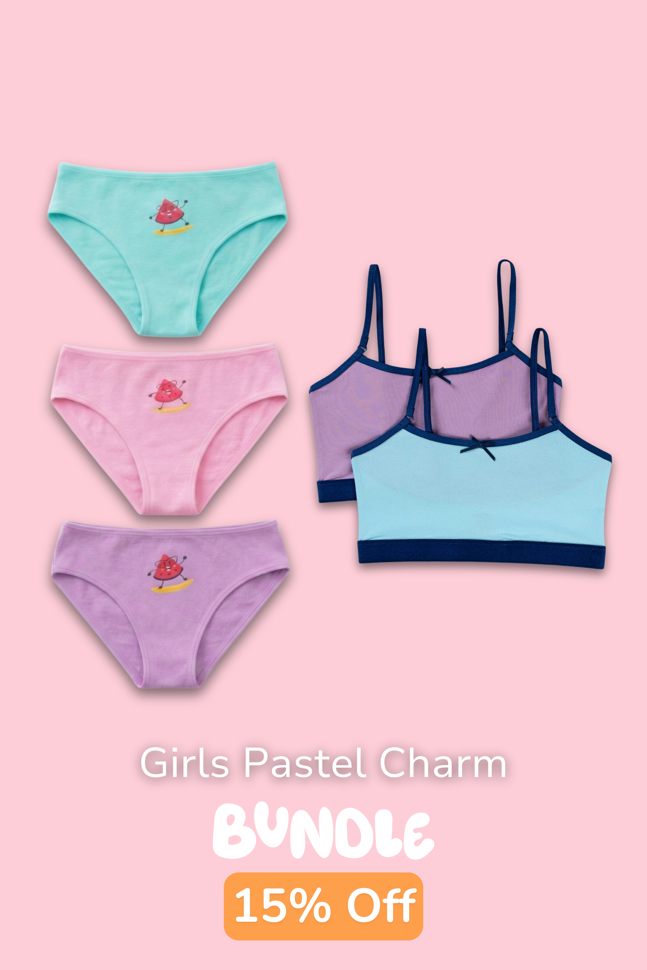 GIRLS PASTEL CHARM PACK