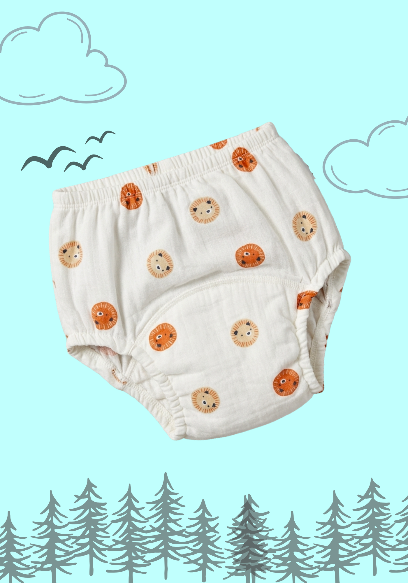 ROAR MUSLIN POTTY TRAINING PANTY