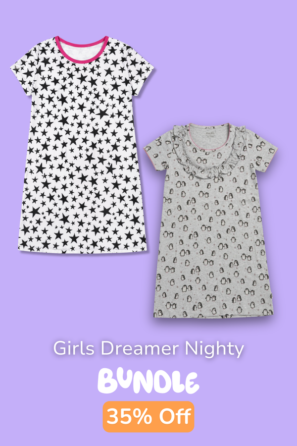 GIRLS LITTLE DREAMER NIGHTY PACK