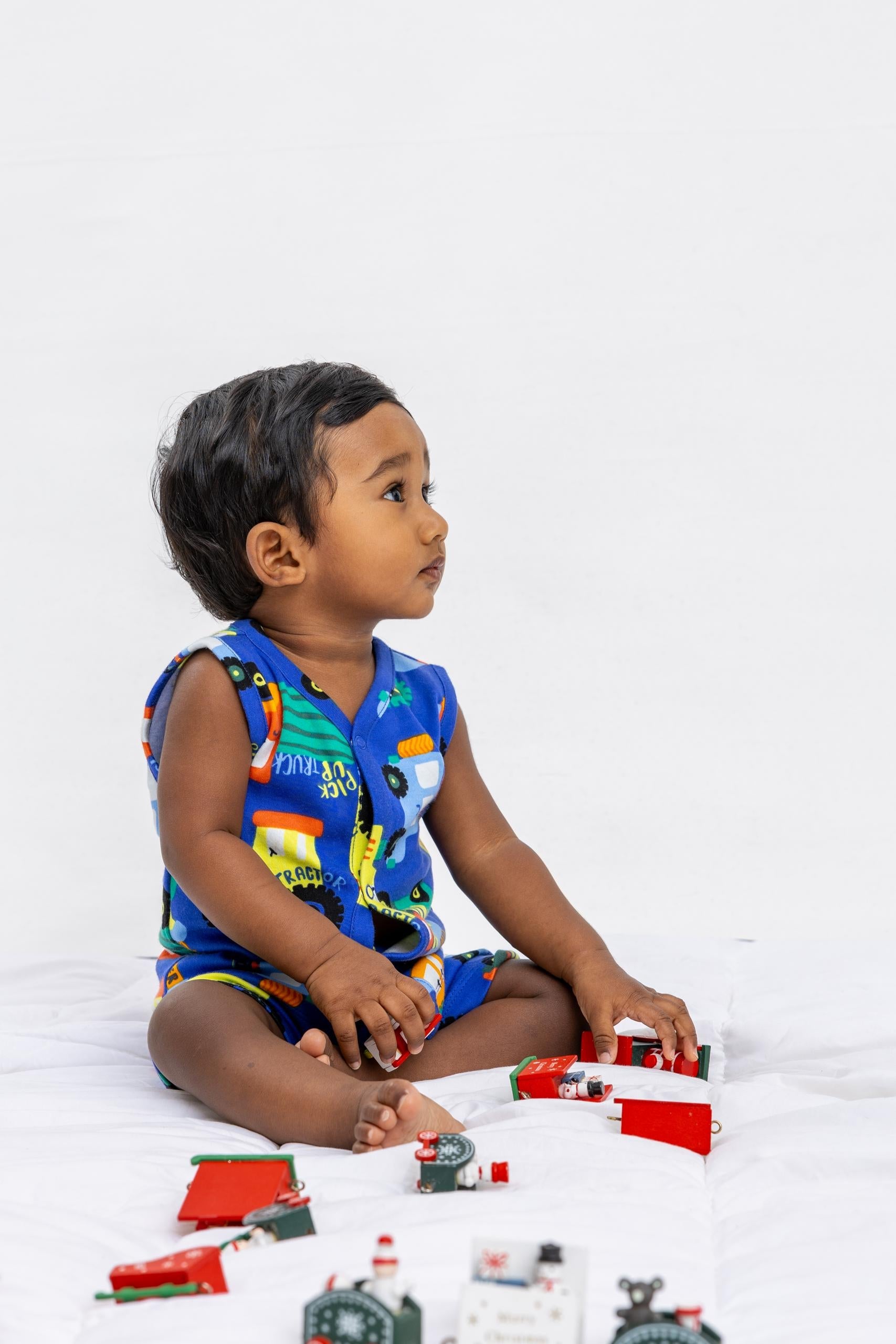 BABY LITTLE WHEELS SHORT SET (2)