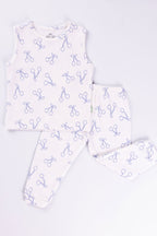 BLUE CHERRY PANT SET