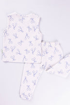 BLUE CHERRY PANT SET