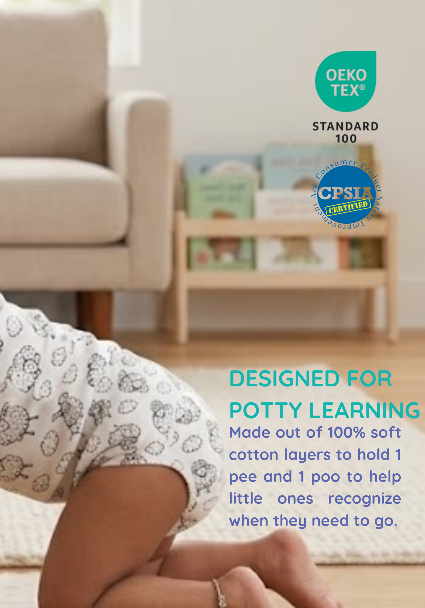 BABY SHEEP POTTY TRAINING PANTY