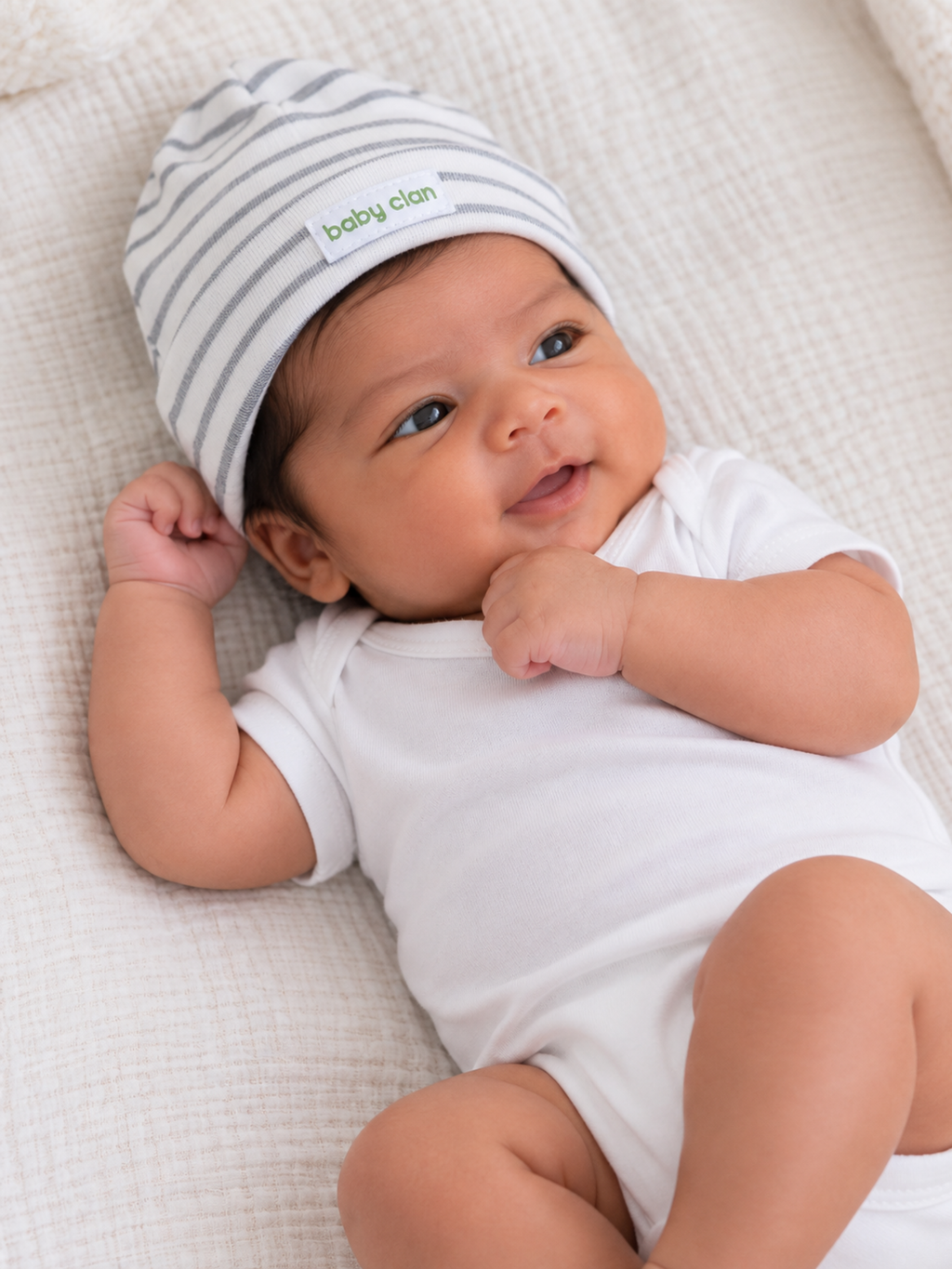 TINY BLUE STRIPE HAT