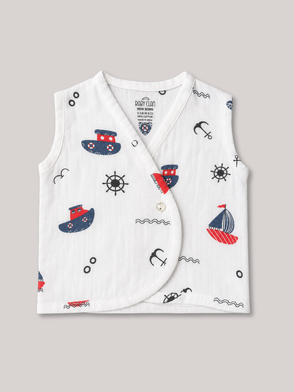 UNISEX BLUE BOAT BLOOMER SET