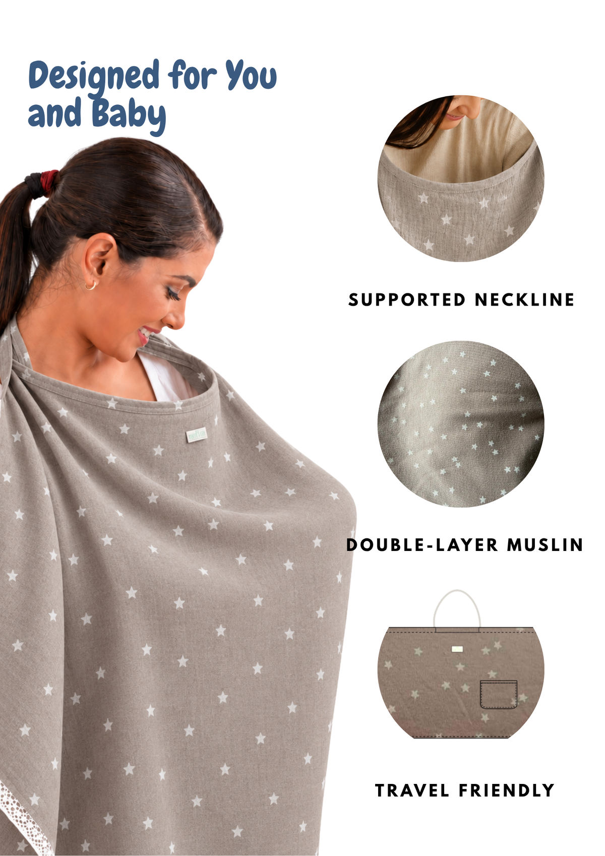 BROWN STAR NURSING COVER