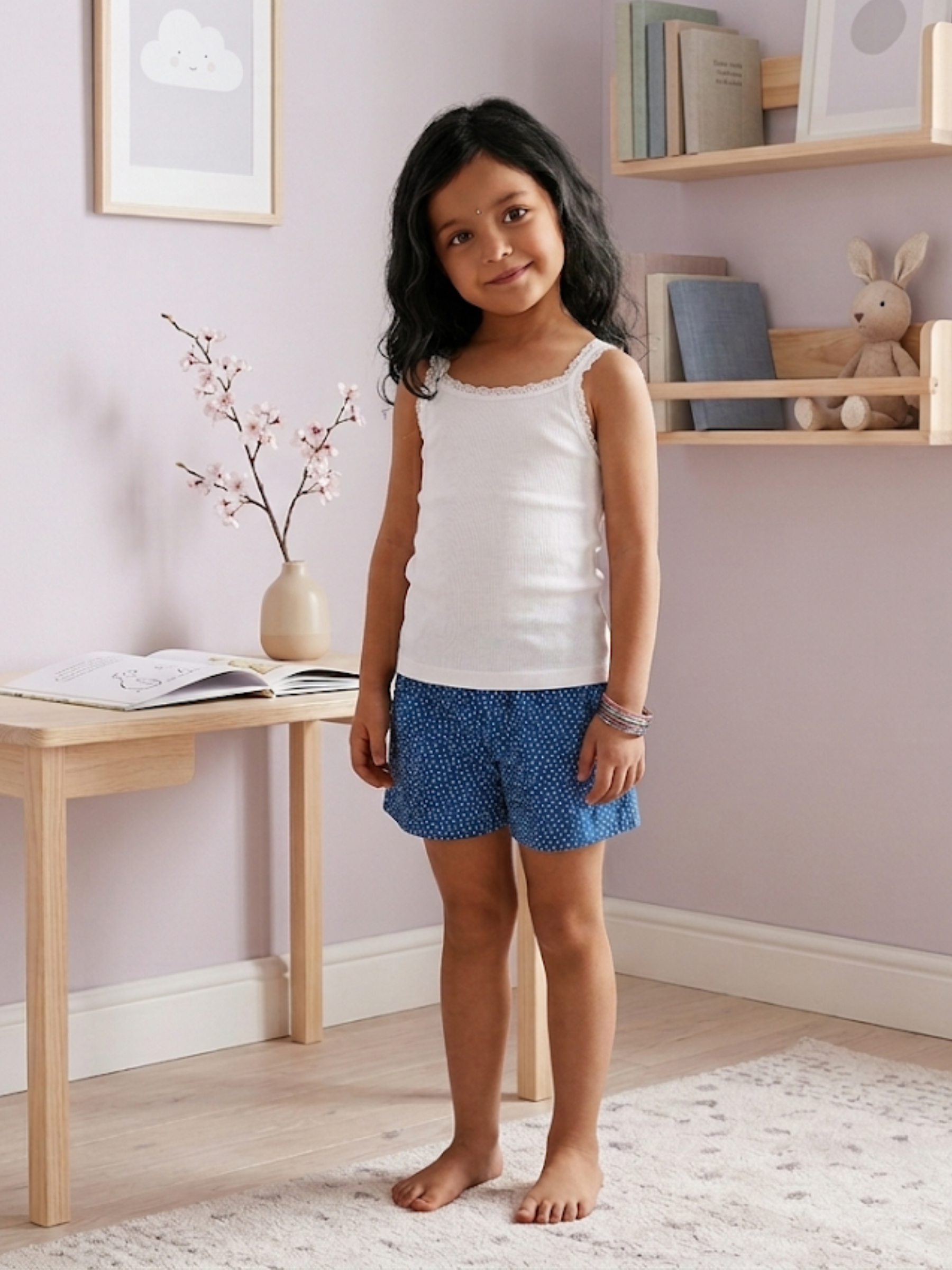 POLKA GIRLS SHORT