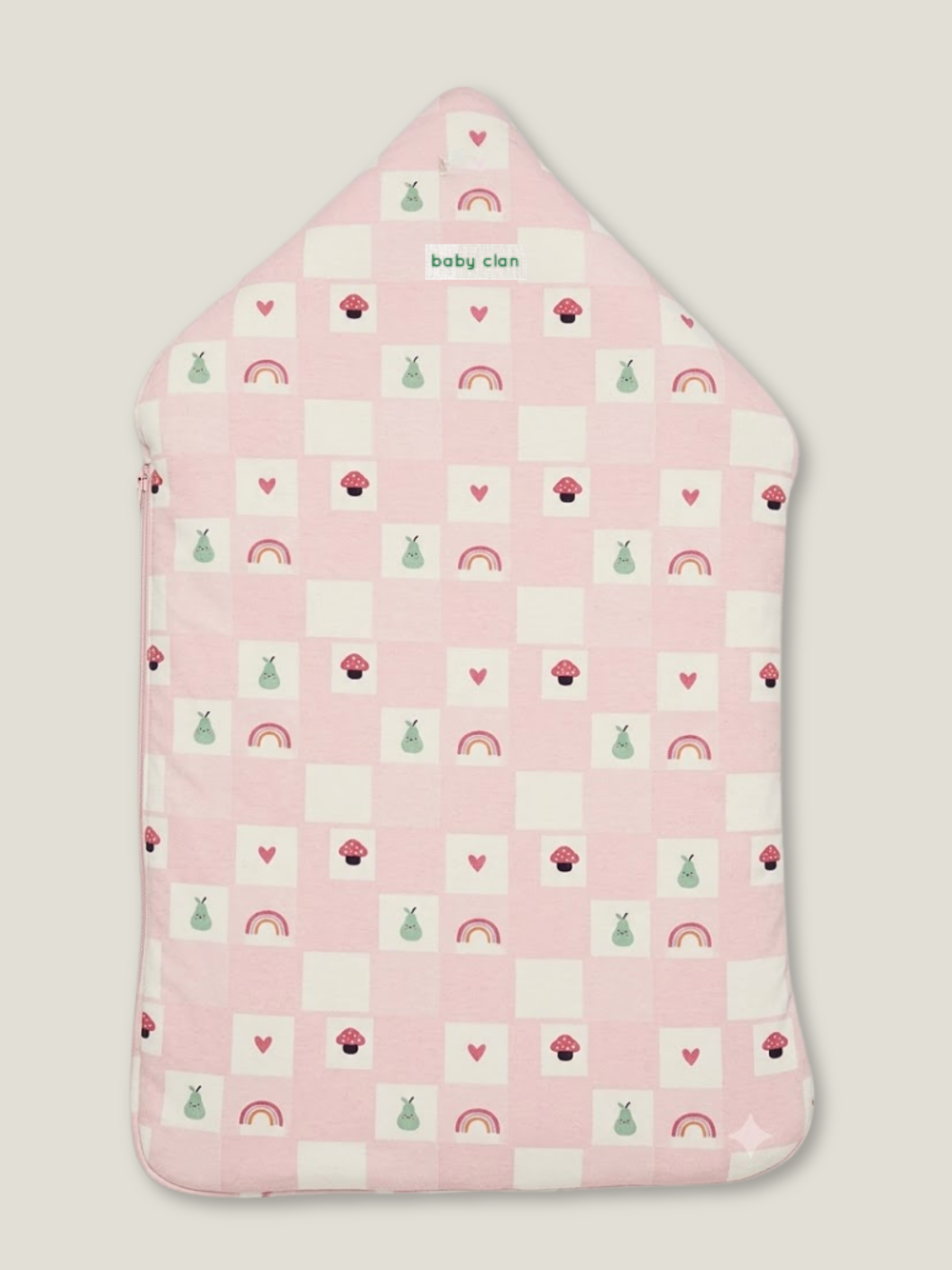 PINK CHECK SLEEPER BAG