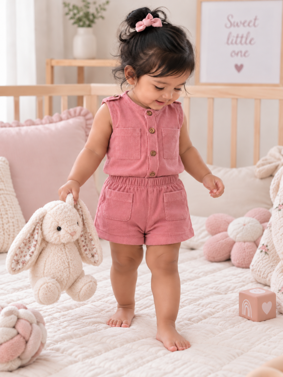 GIRLS MINI SAFARI SHORT SET