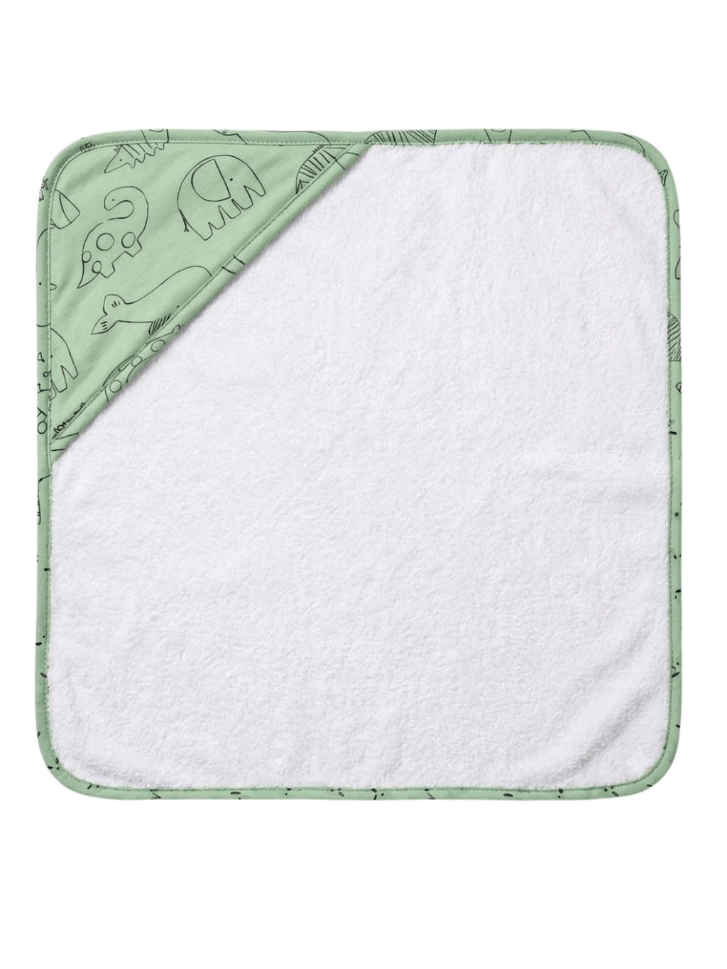 JUNGLE FRIENDS HOODED TOWEL