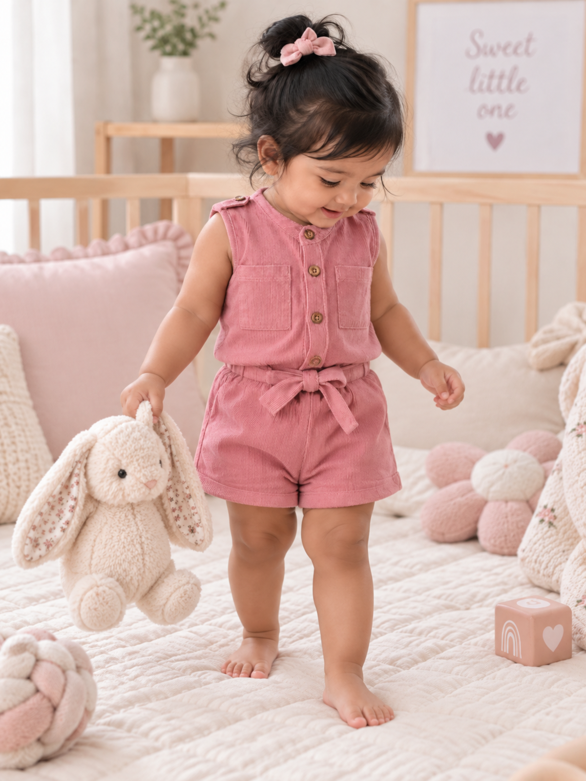 GIRLS MINI SAFARI SHORT SET