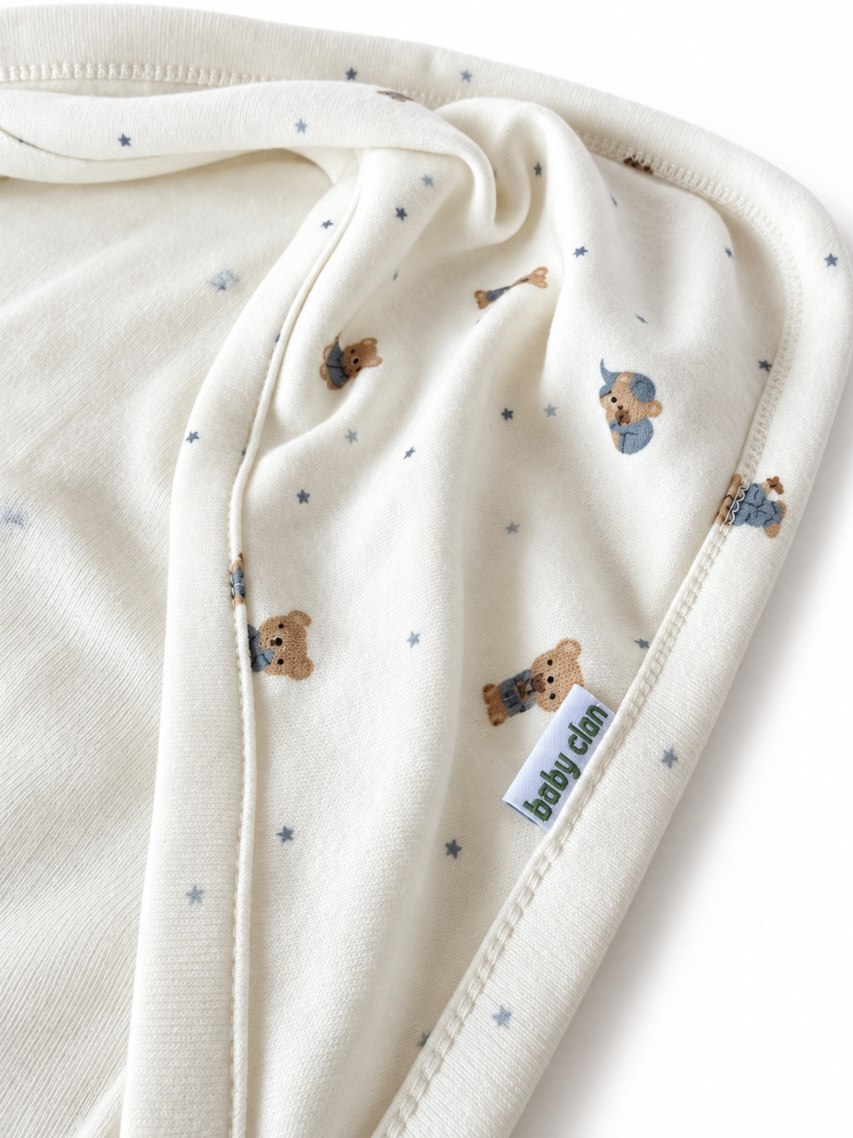 TEDDY STAR HOODED BLANKET