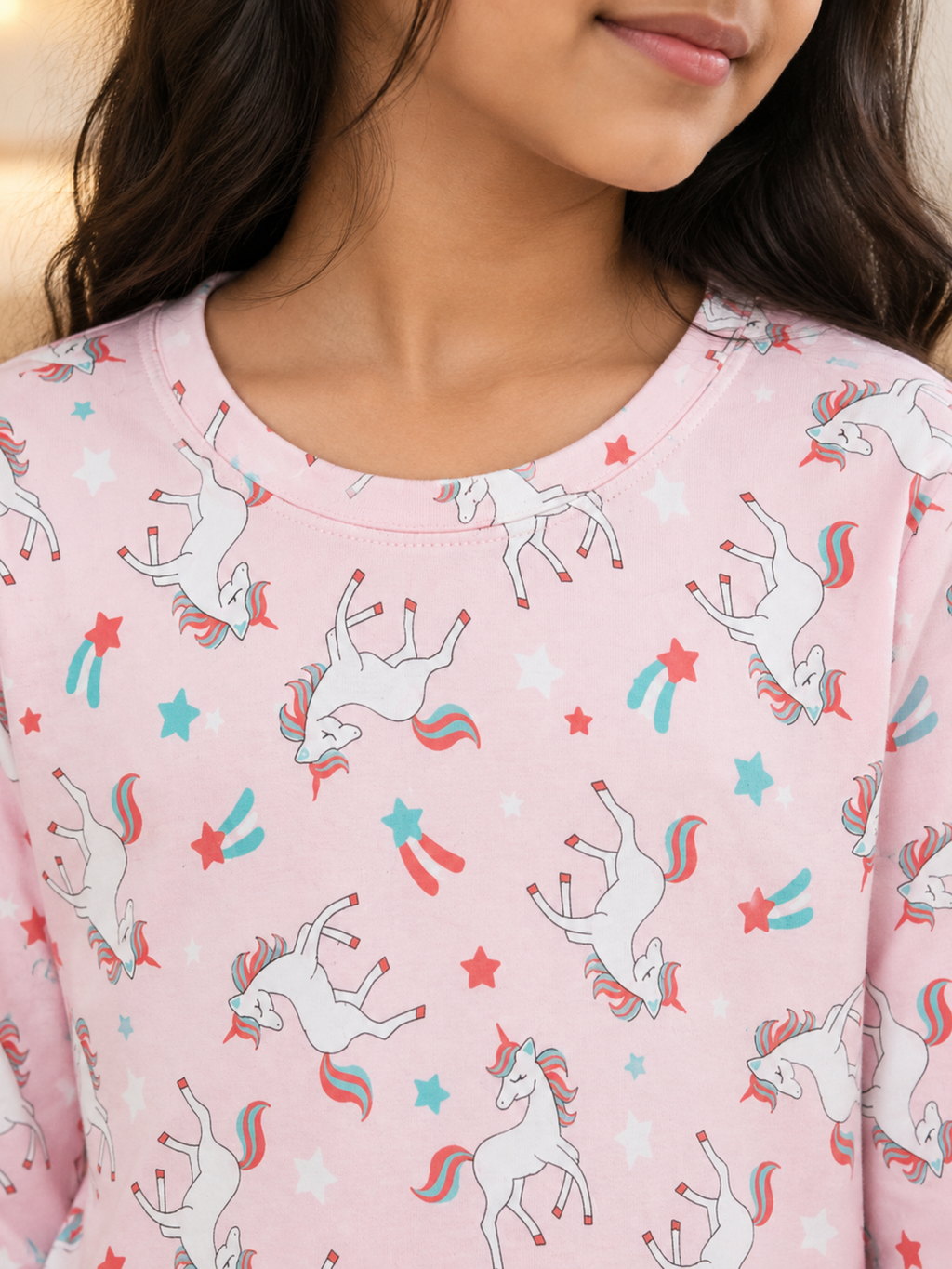 ENCHANTED UNICORN GIRLS LONG SLEEVE PANT SET