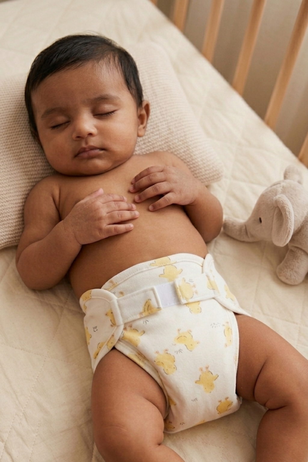 BABY CLAN DUCKY VELCRO CLOTH NAPPY