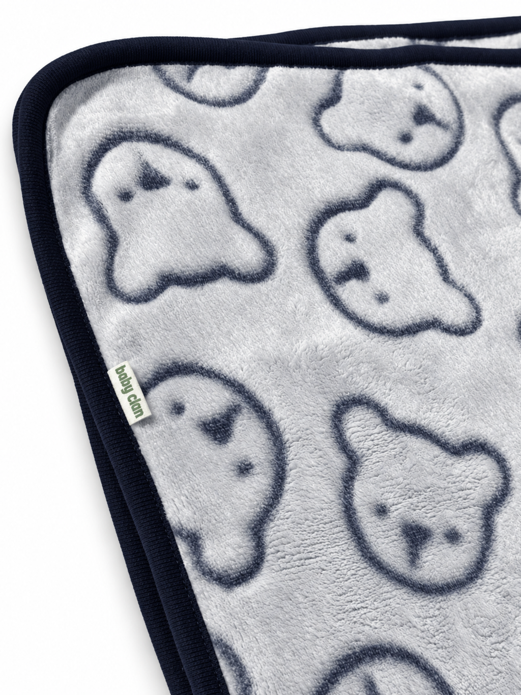 BLUE TEDDY FLEECE BLANKET