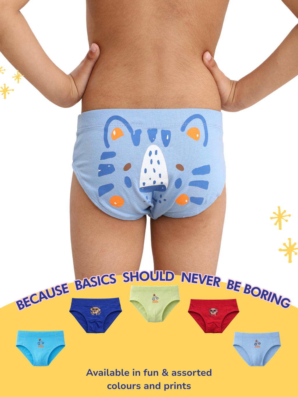 MINI RIDER BOYS BRIEF – 3 PACK