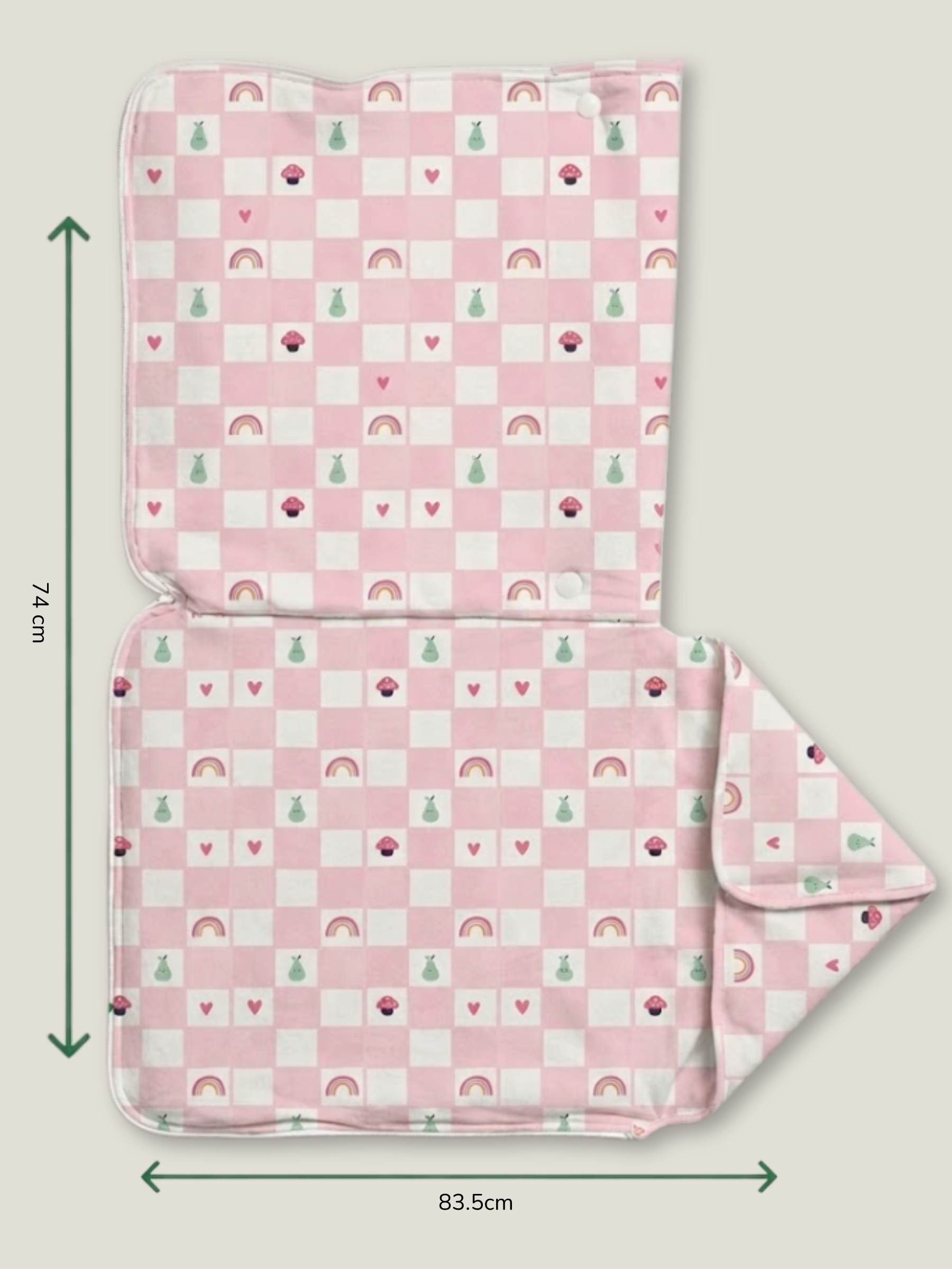 PINK CHECK SLEEPER BAG