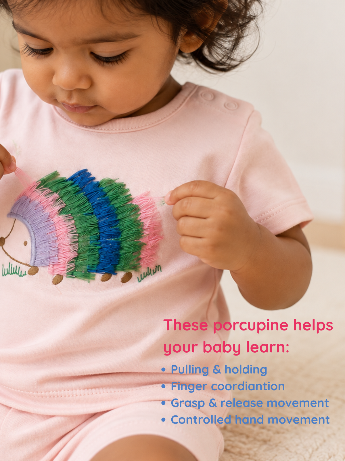 LITTLE HEDGEHOG SHORT SLEEVE SHORT SET