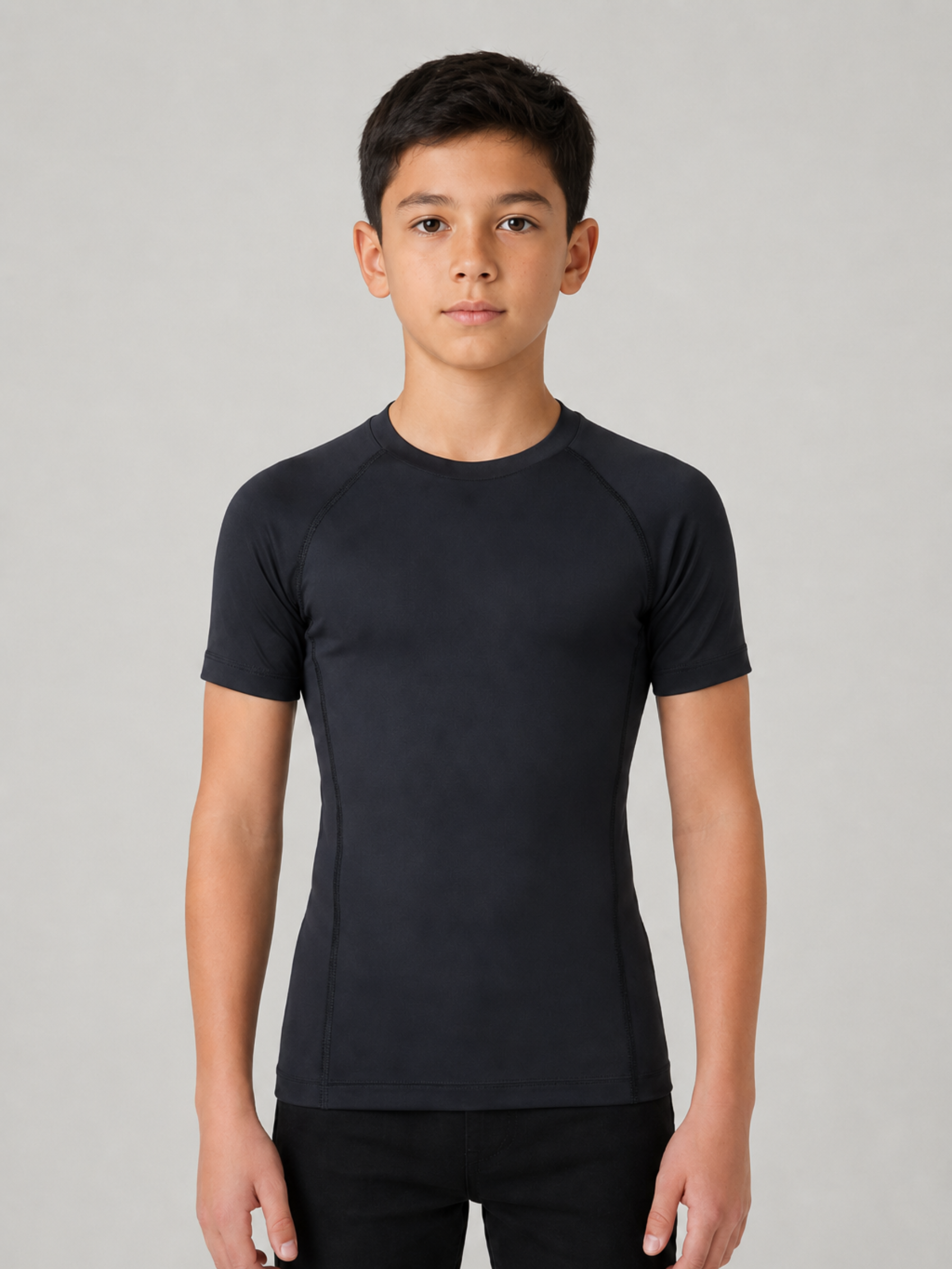 BOYS POWERPLAY COMPRESSION SHORT SLEEVE TEE