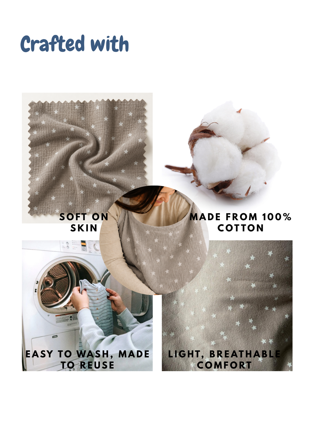 BROWN STAR NURSING COVER