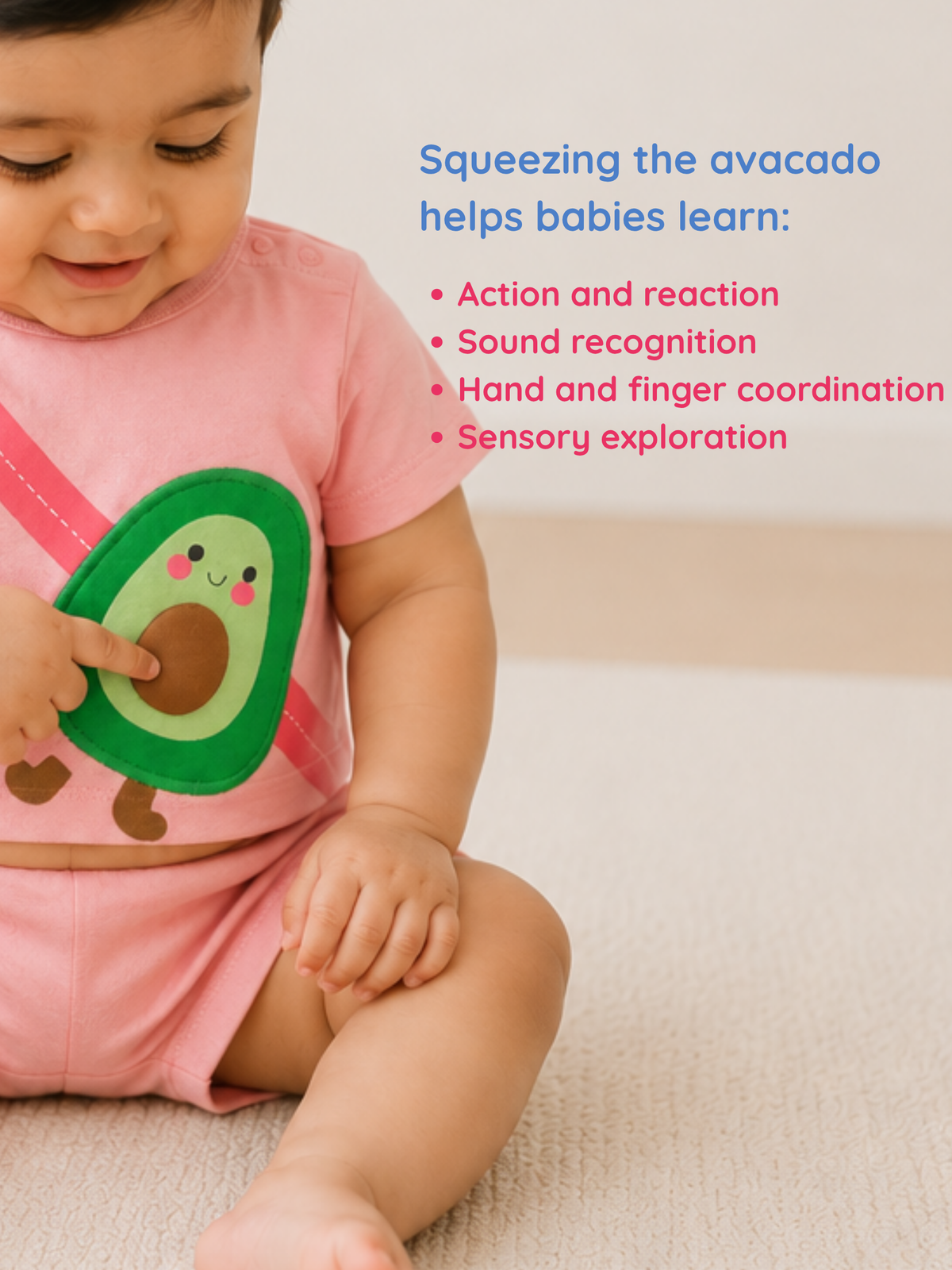 HAPPY AVOCADO SENSORY SHORT SET