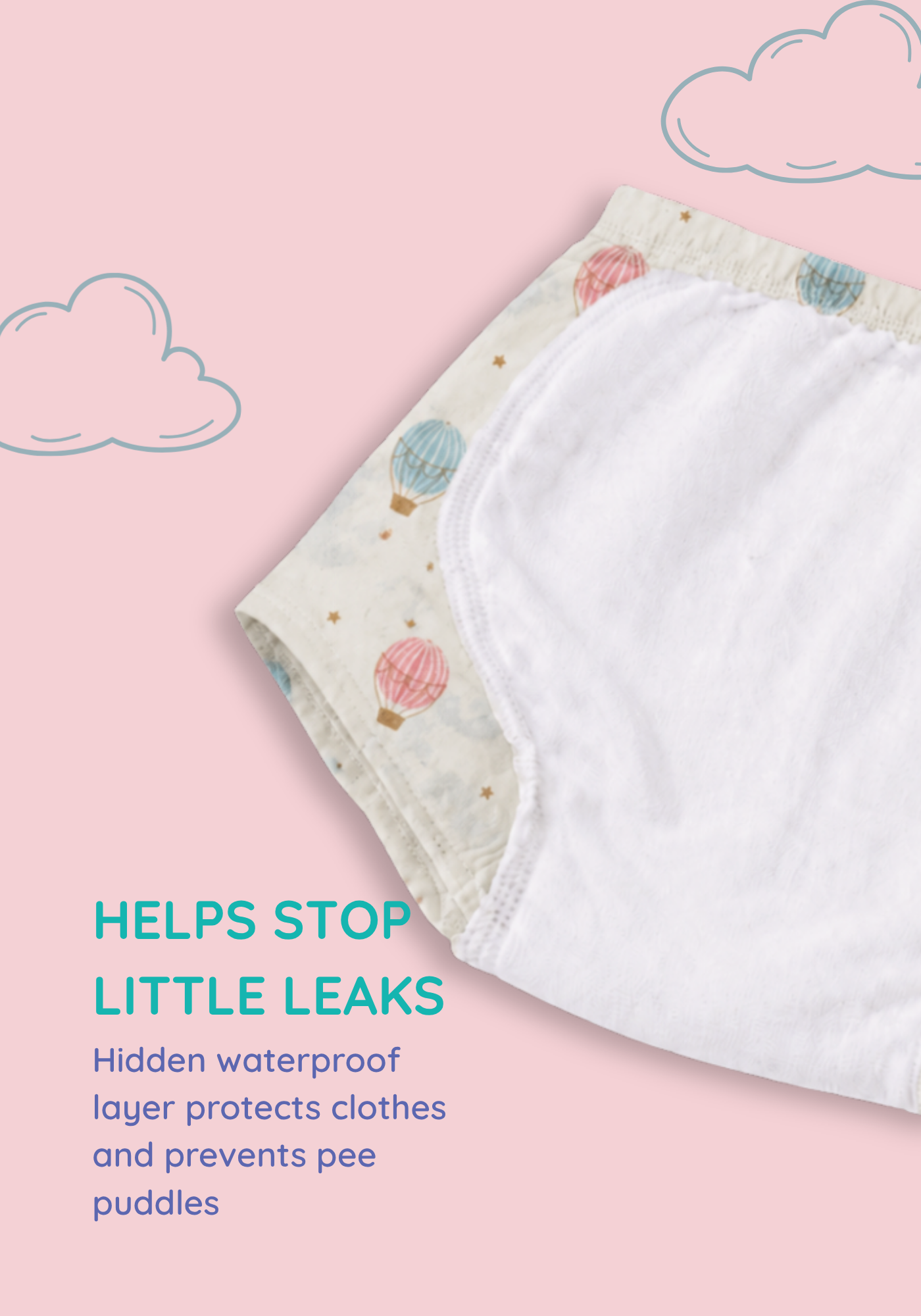 SKY BALLOON POTTY TRAINING SHORT