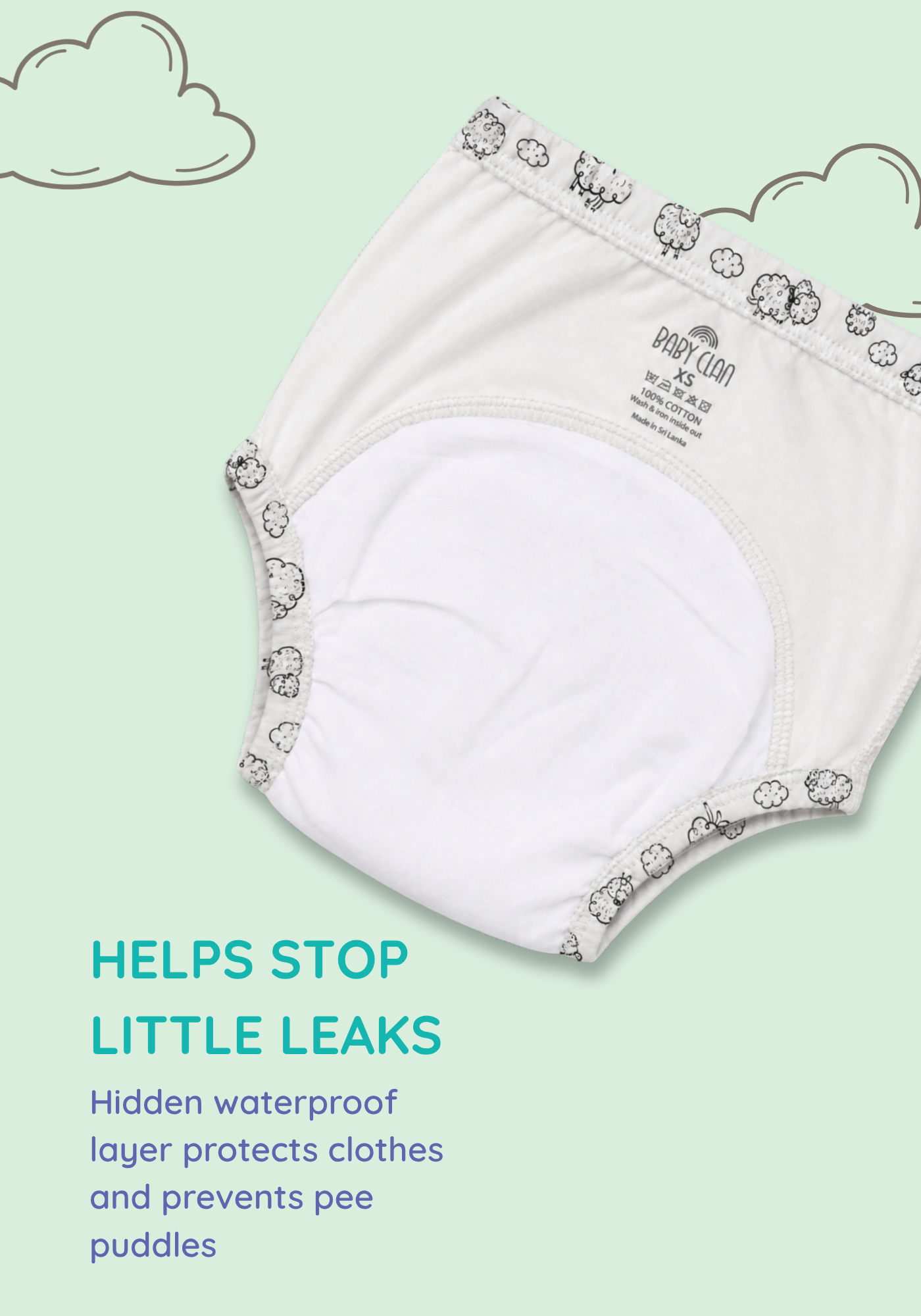 BABY SHEEP POTTY TRAINING PANTY