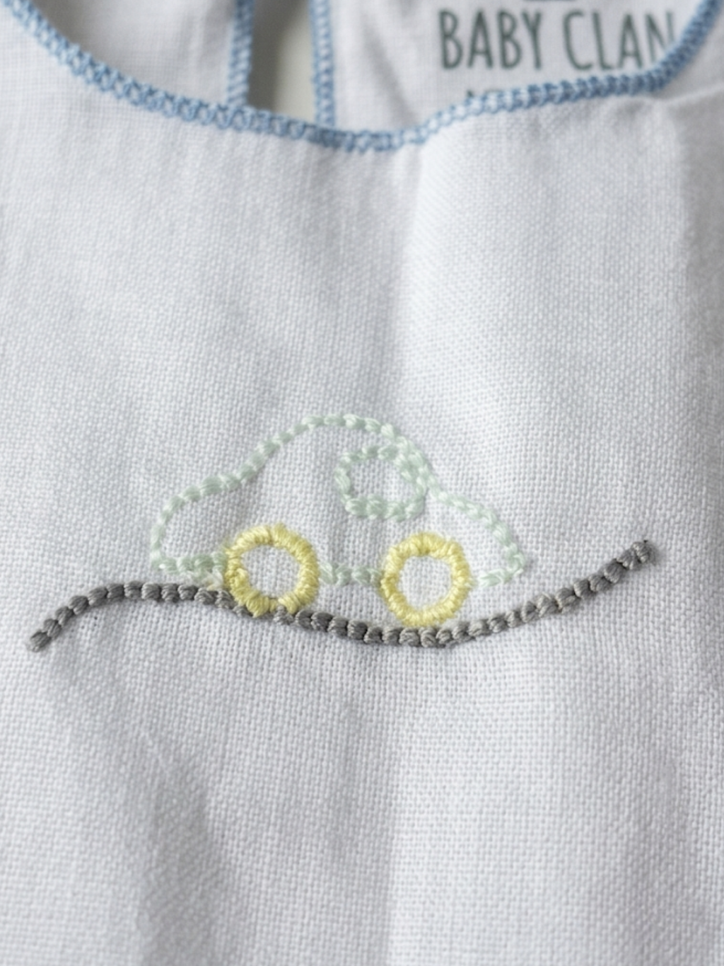 BLUE CAR BABY SHIRT