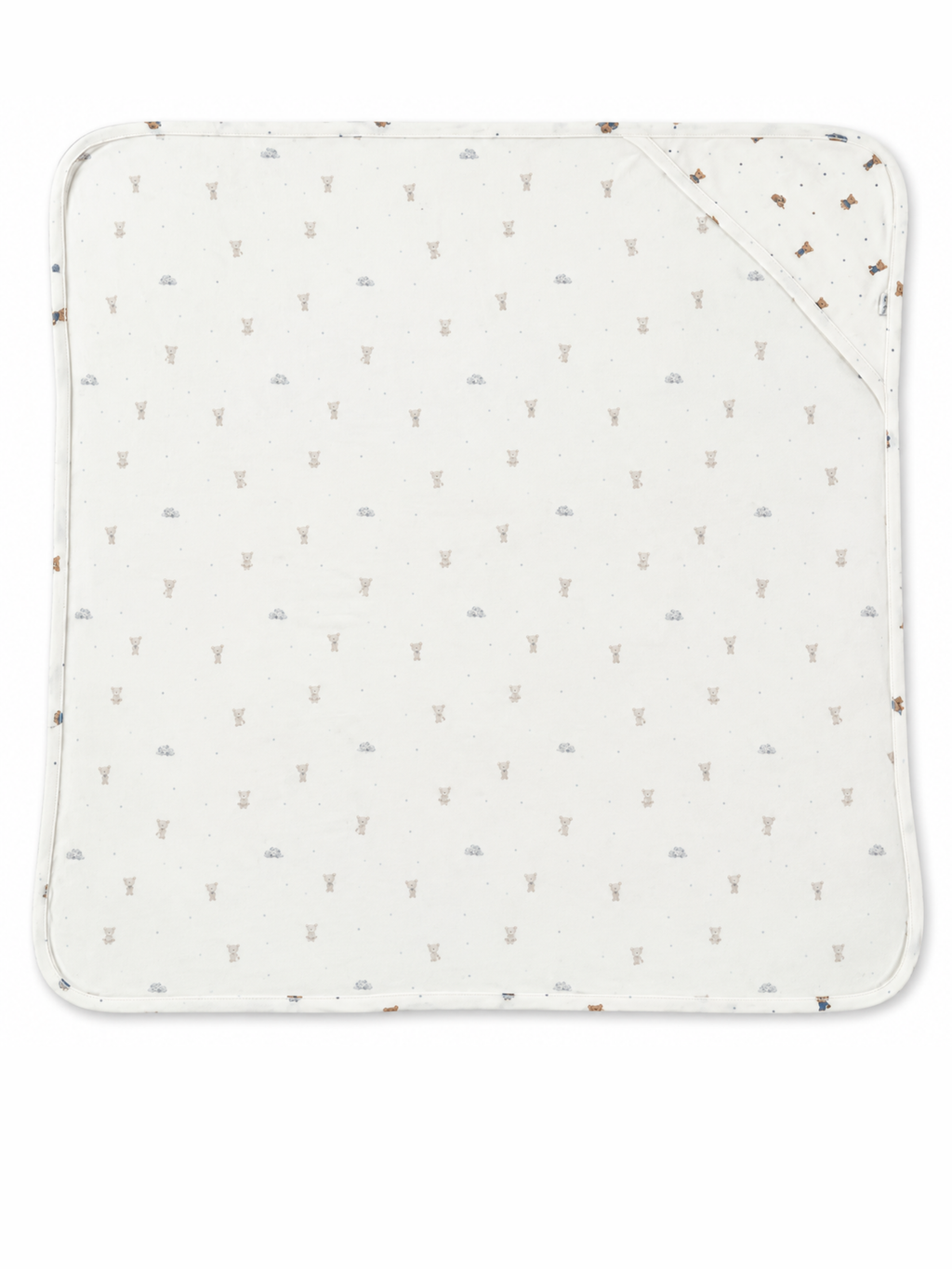 TEDDY STAR HOODED BLANKET