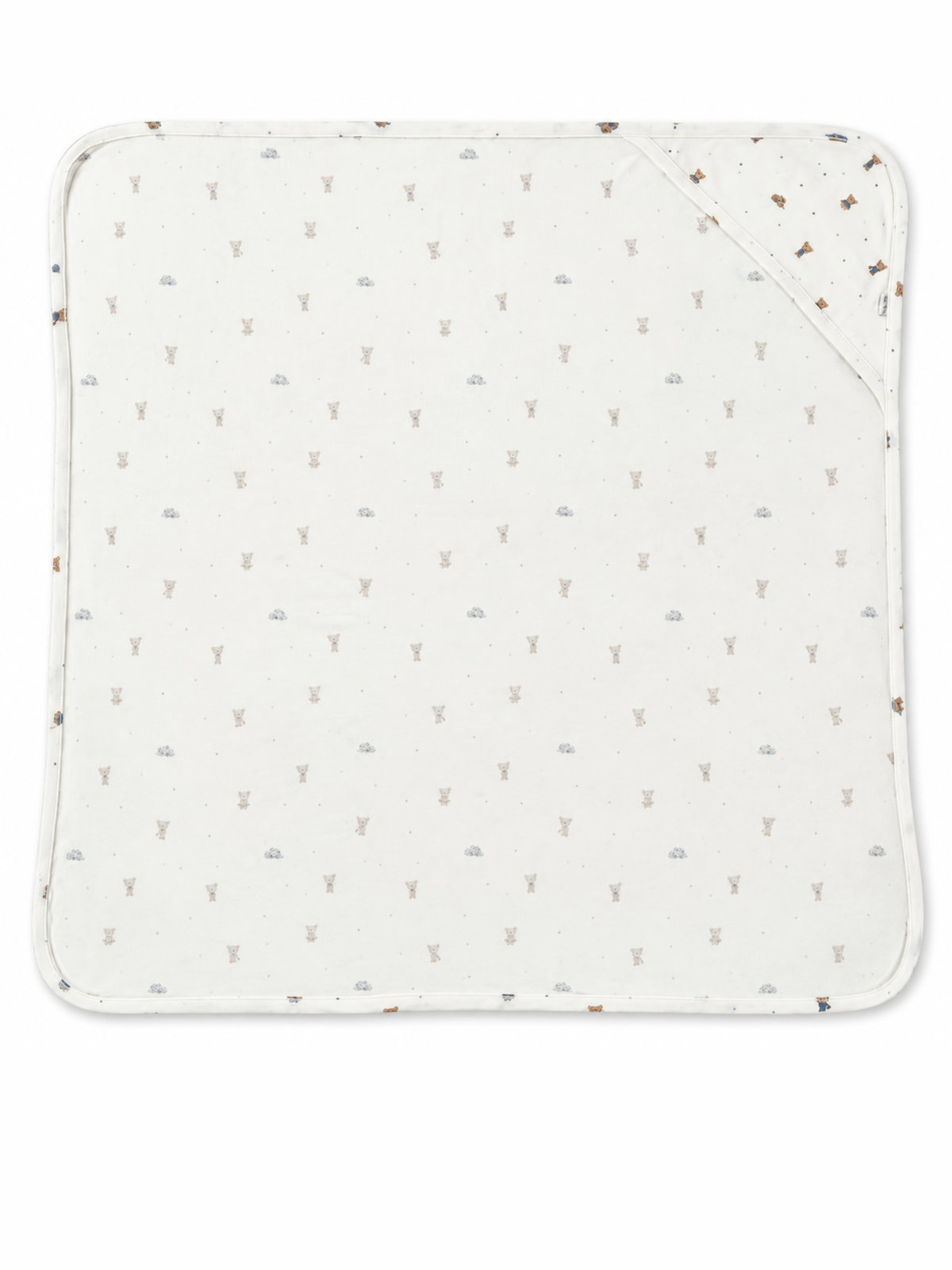TEDDY STAR HOODED BLANKET