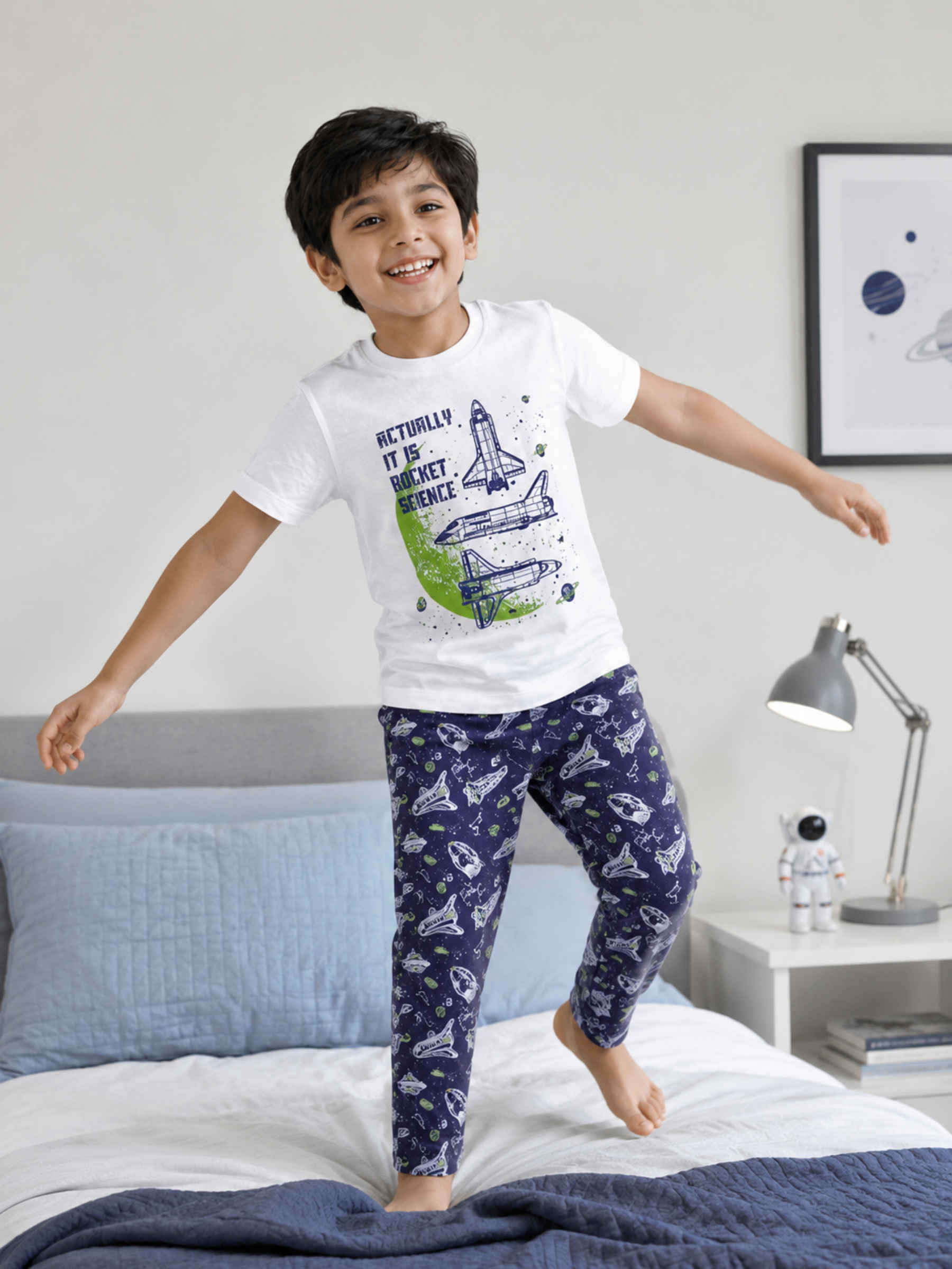 ROCKET BOYS SHORT SLEEVE PANT SET