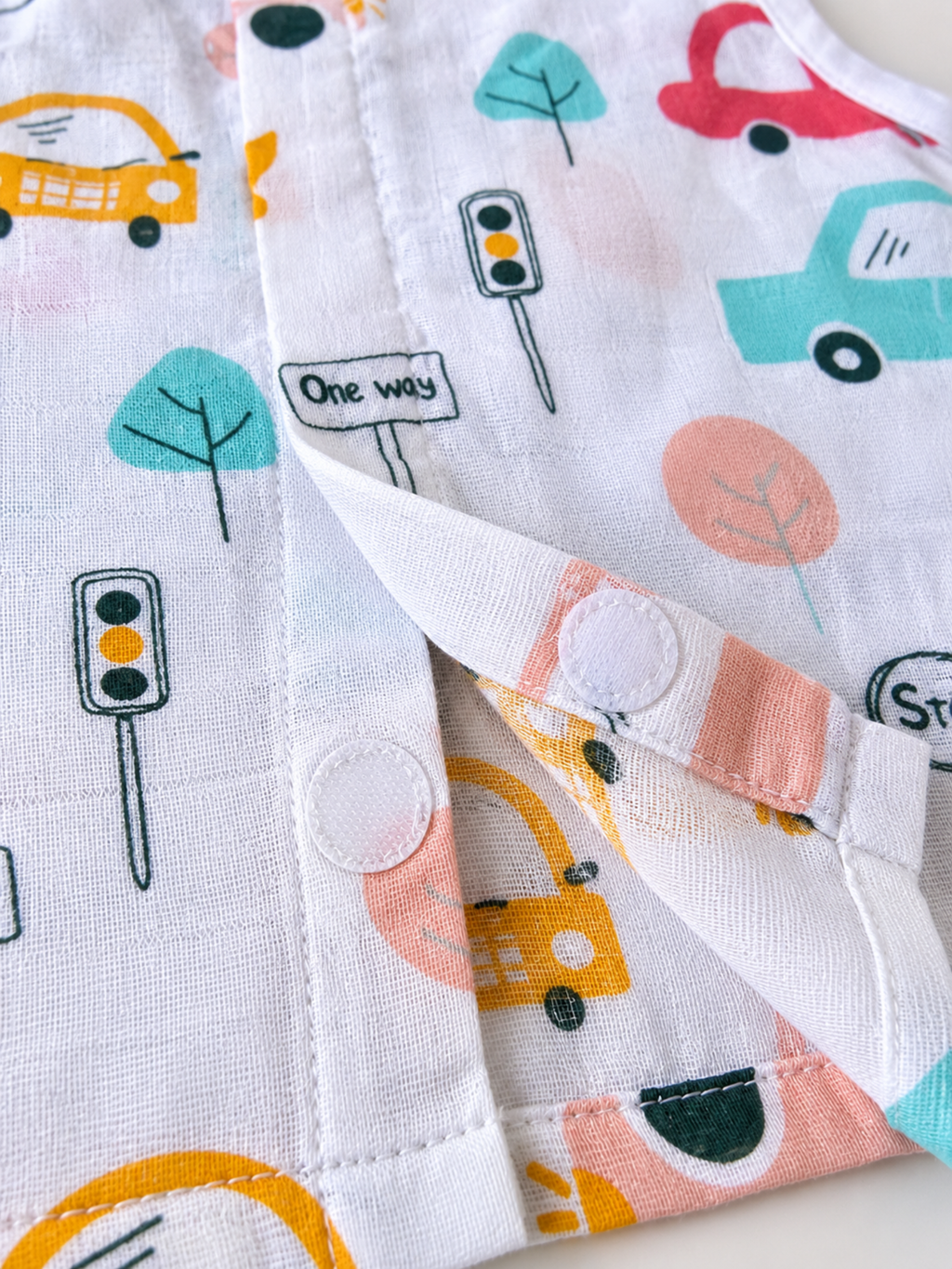 MINI MOVERS MUSLIN SLEEVELESS TOP