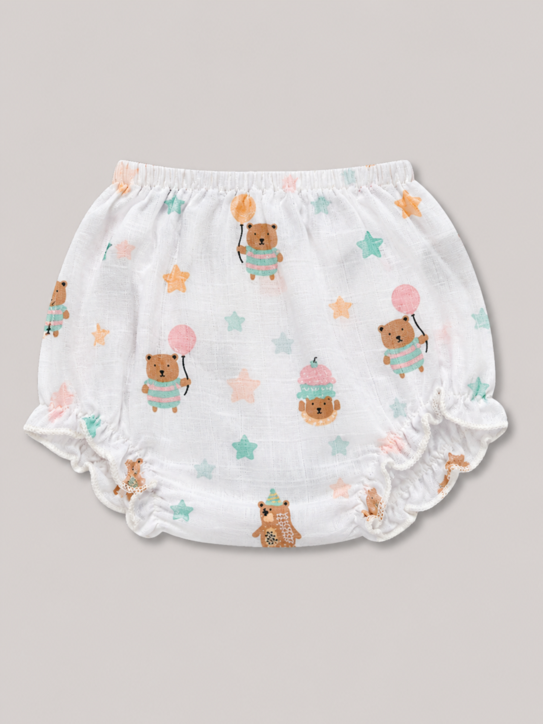 UNISEX BALLOON BEAR BLOOMER SET