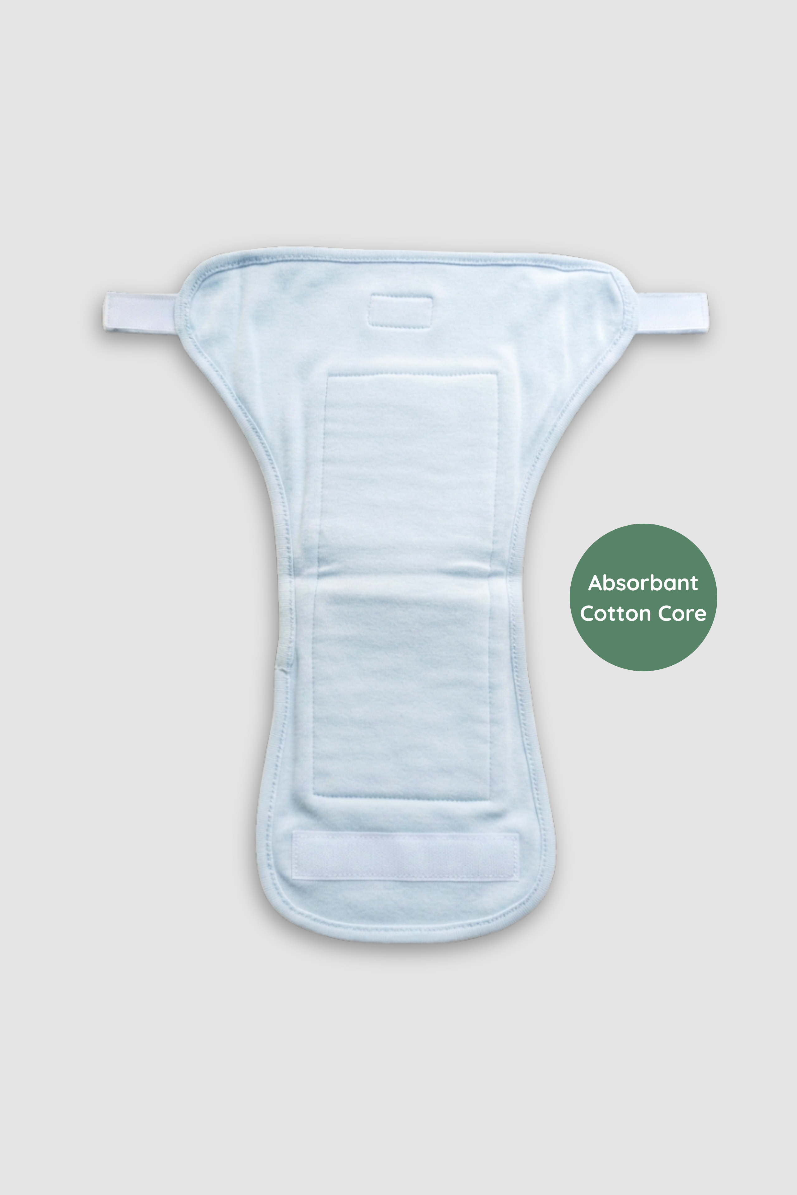 BABY CLAN BOYS BLUE VELCRO CLOTH NAPPY