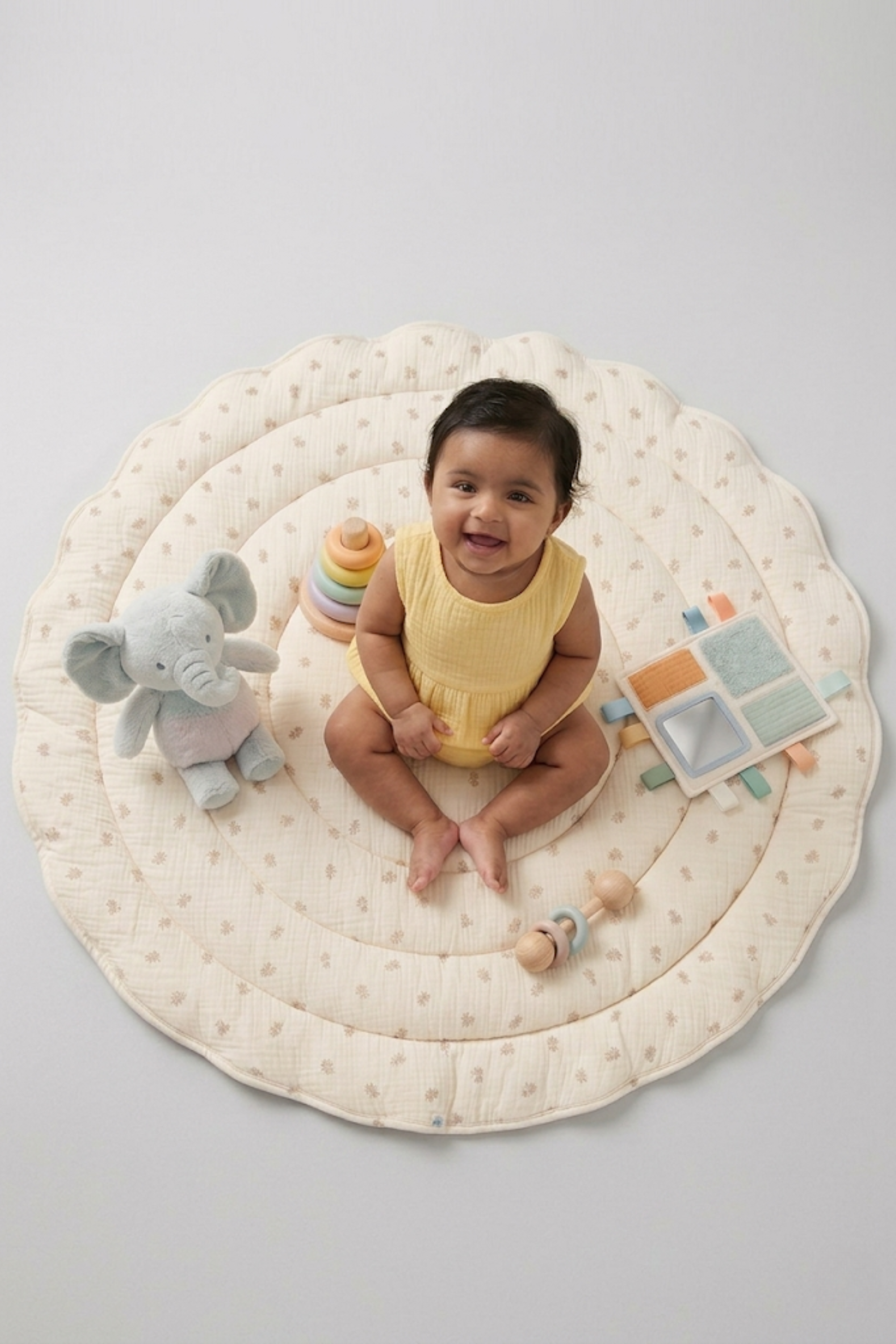 UNISEX TEDDY BABY PLAY MAT