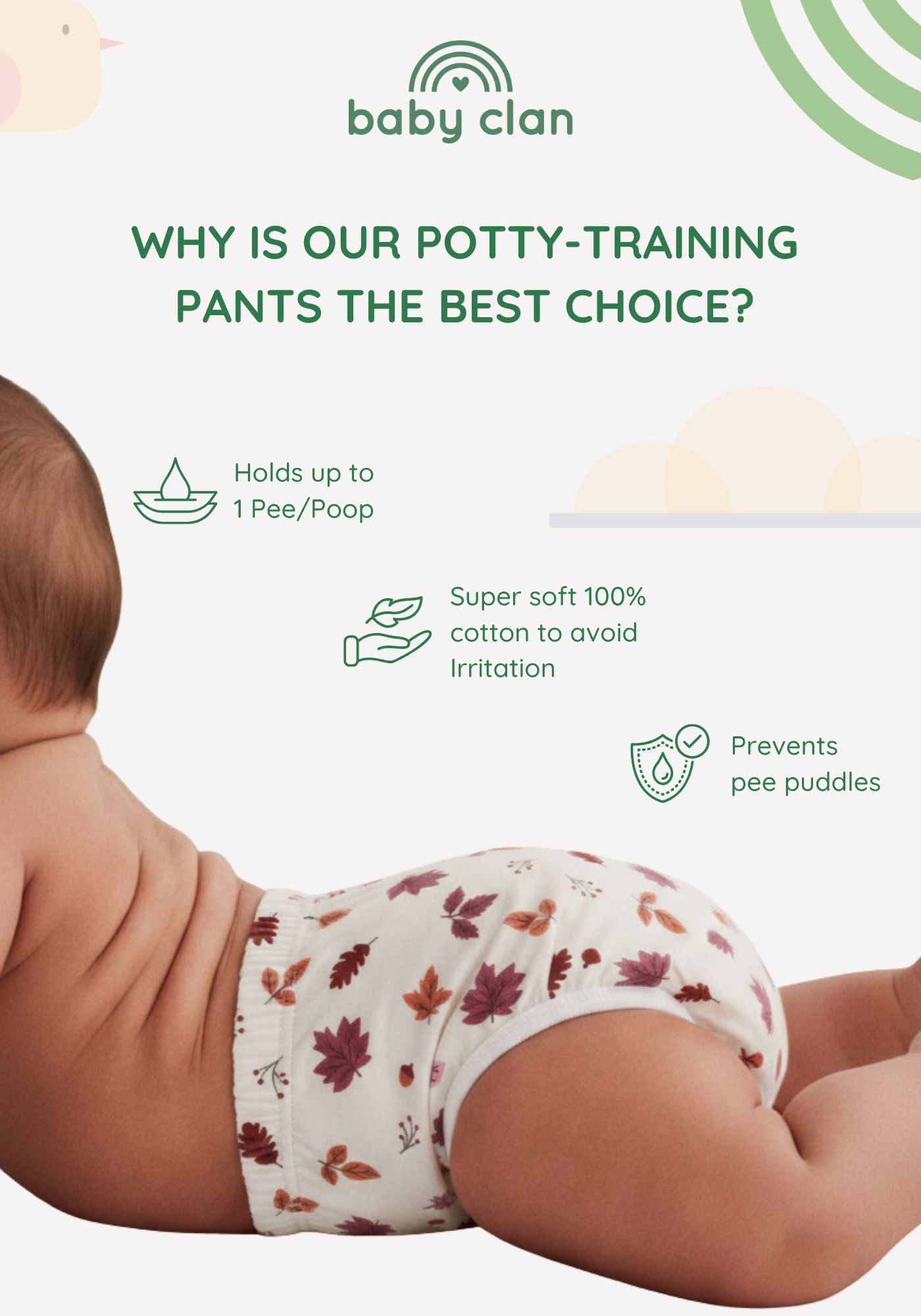 CUTE  POTTY TRAINING PANTY 3PACK