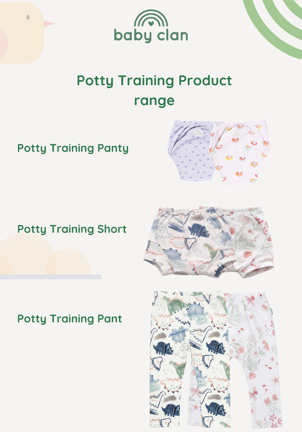STRIPEE POTTY TRAINING PANTY