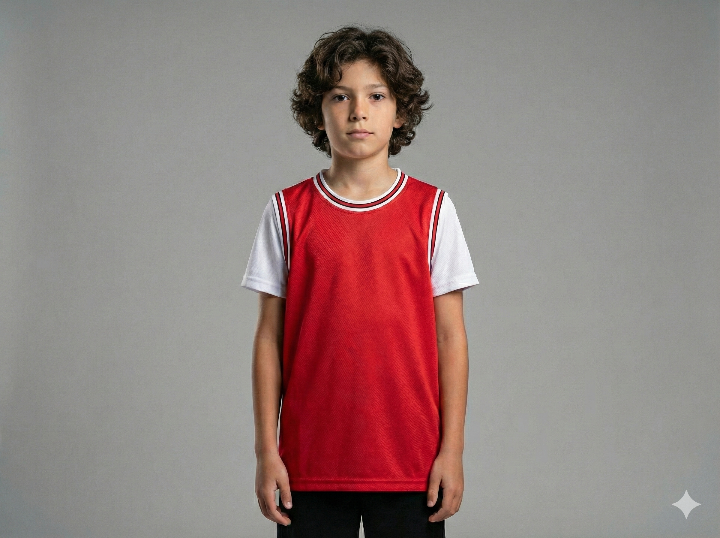BOYS AIRDRIFT RED STRIPE DETAILED TEE