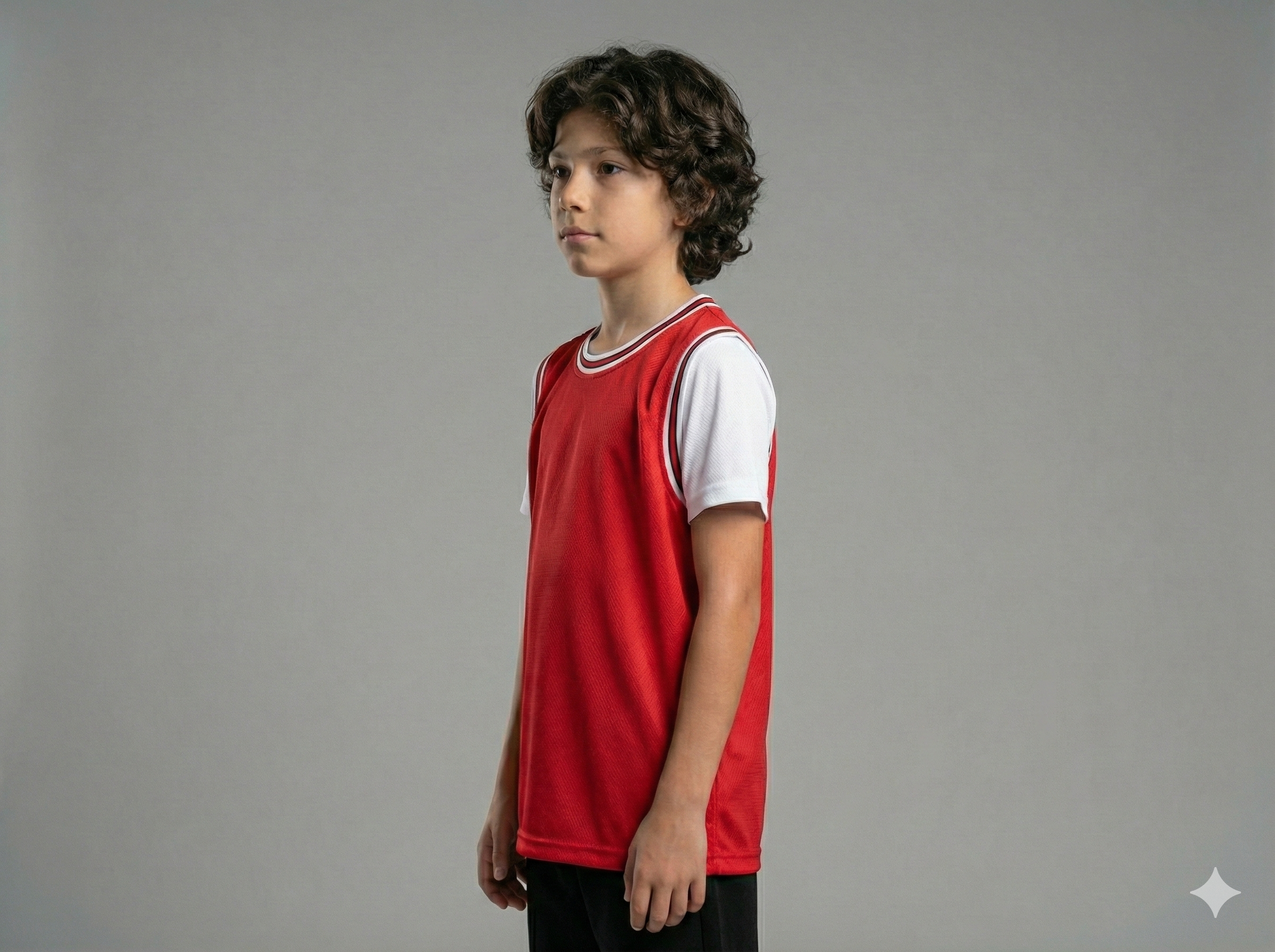 BOYS AIRDRIFT RED STRIPE DETAILED TEE