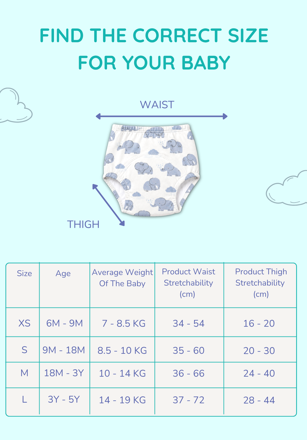 STARRY DREAMS 3PK POTTY TRAINING PANTY