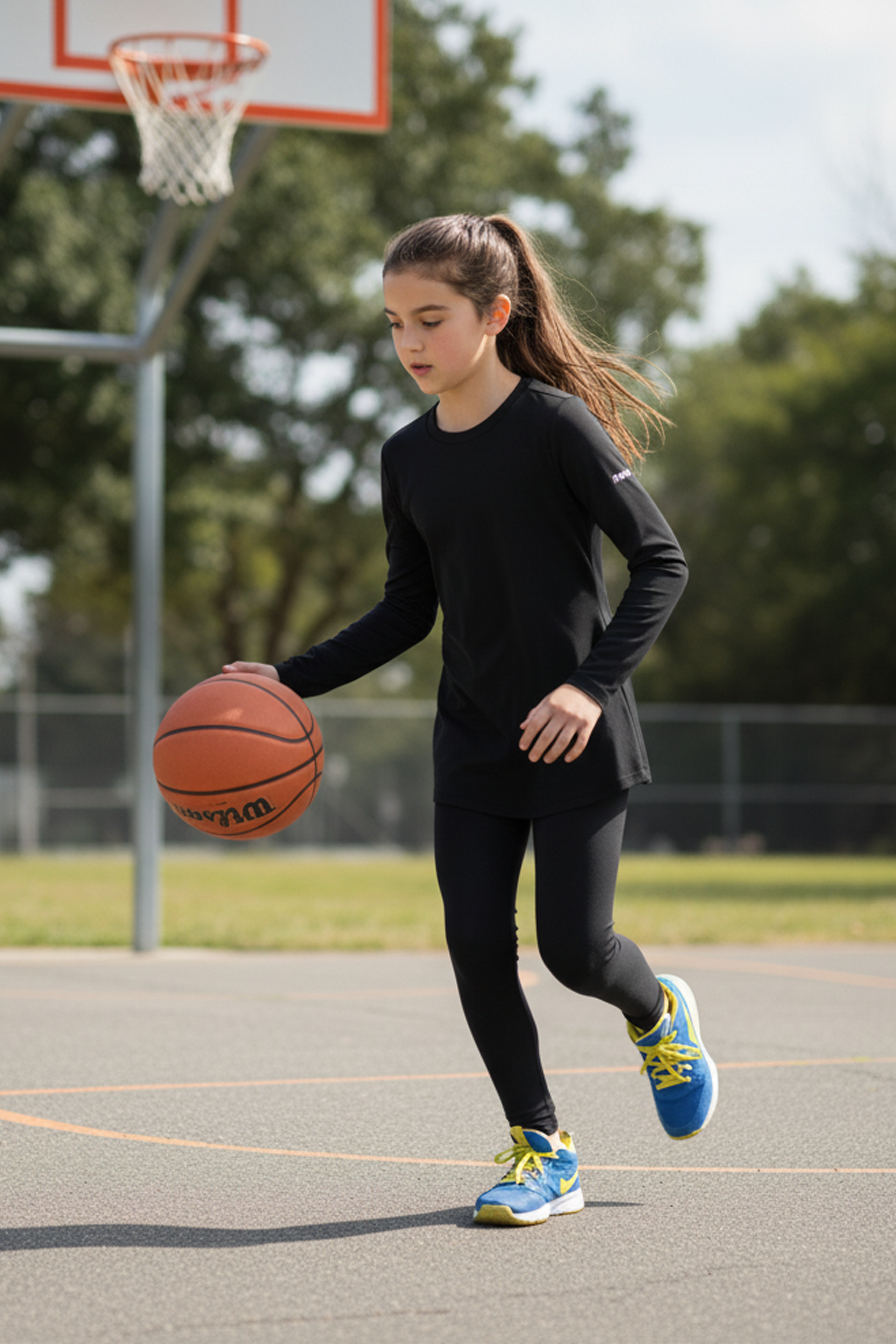 Girls' AirDrift PowerPlay Modest Top (4-16 yrs)