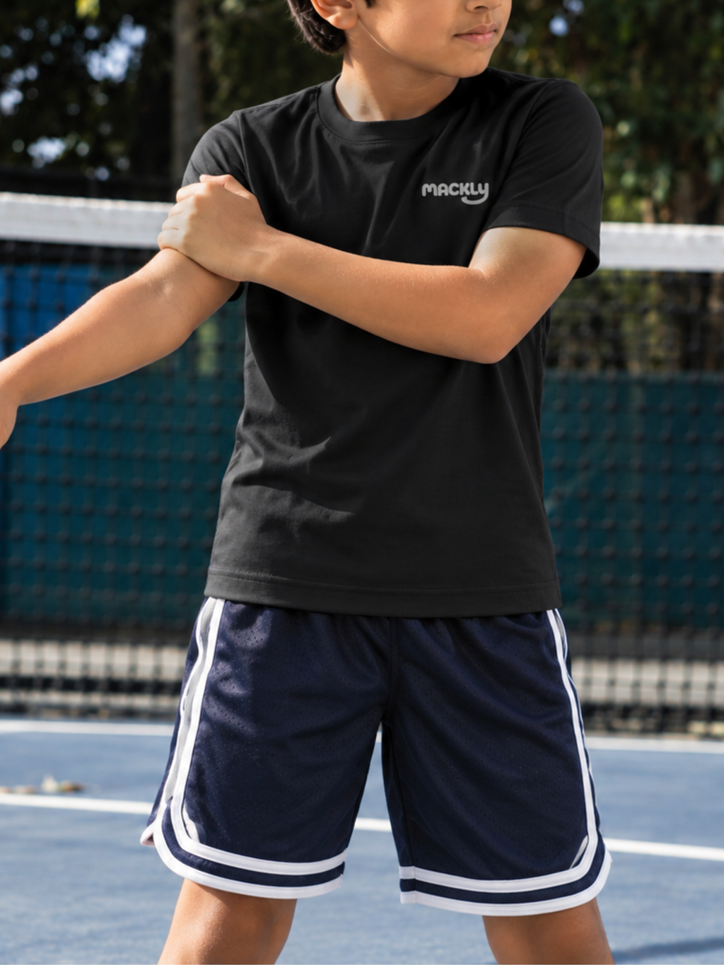 BOYS BLACK SPORTS TEE
