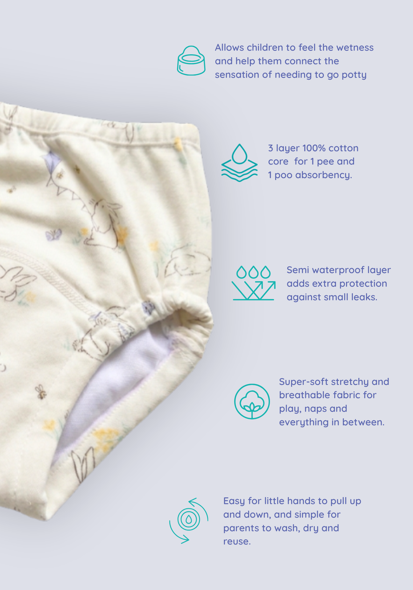 KIKKY POTTY TRAINING PANTY