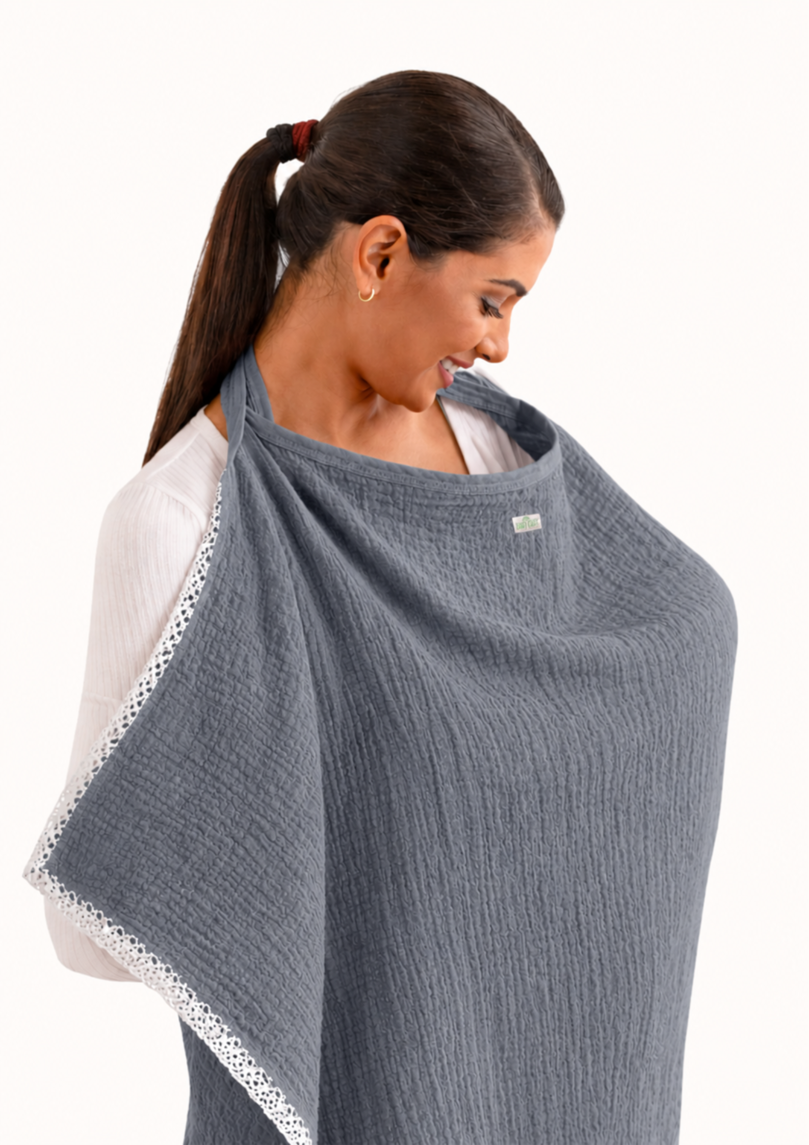 BLUE NURSING COVER