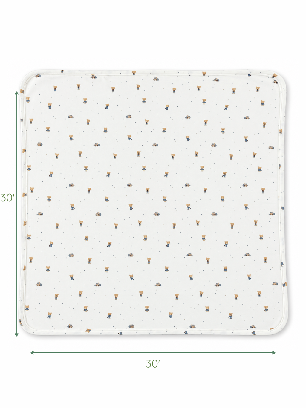 TEDDY STAR HOODED BLANKET