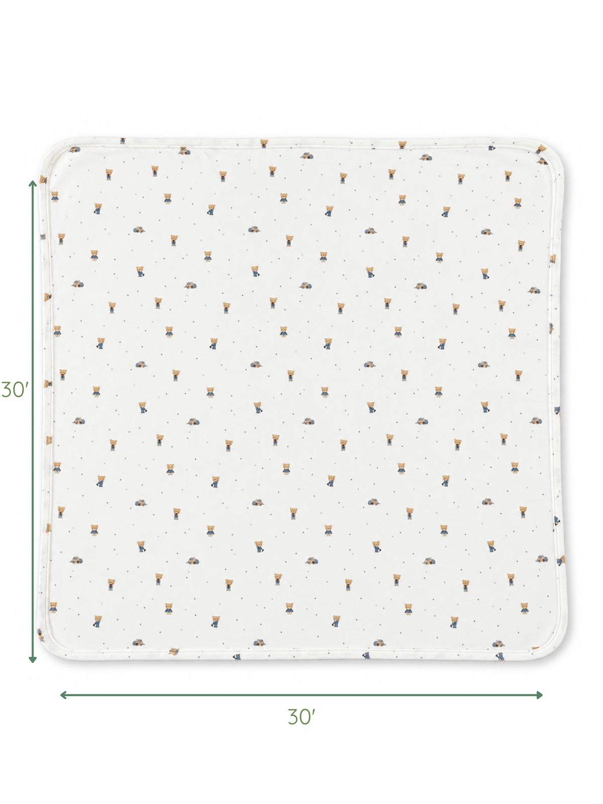 TEDDY STAR HOODED BLANKET