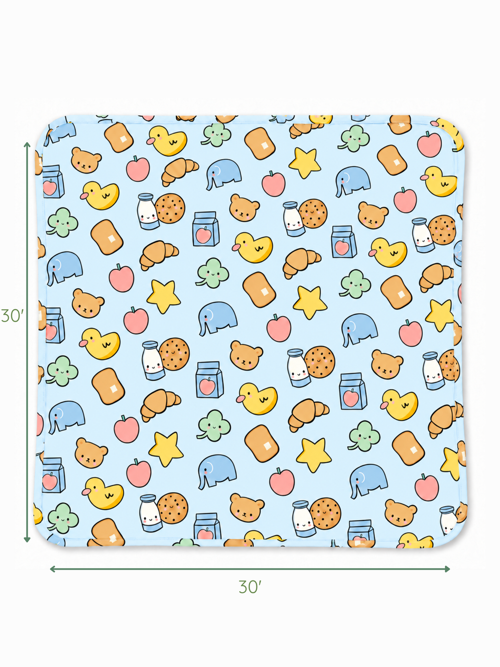 FOODIE WORLD HOODED BLANKET
