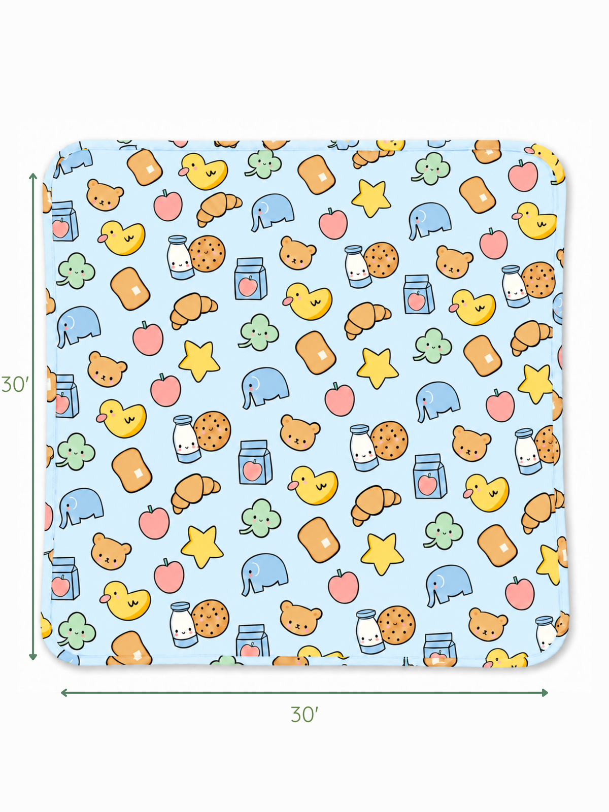 FOODIE WORLD HOODED BLANKET