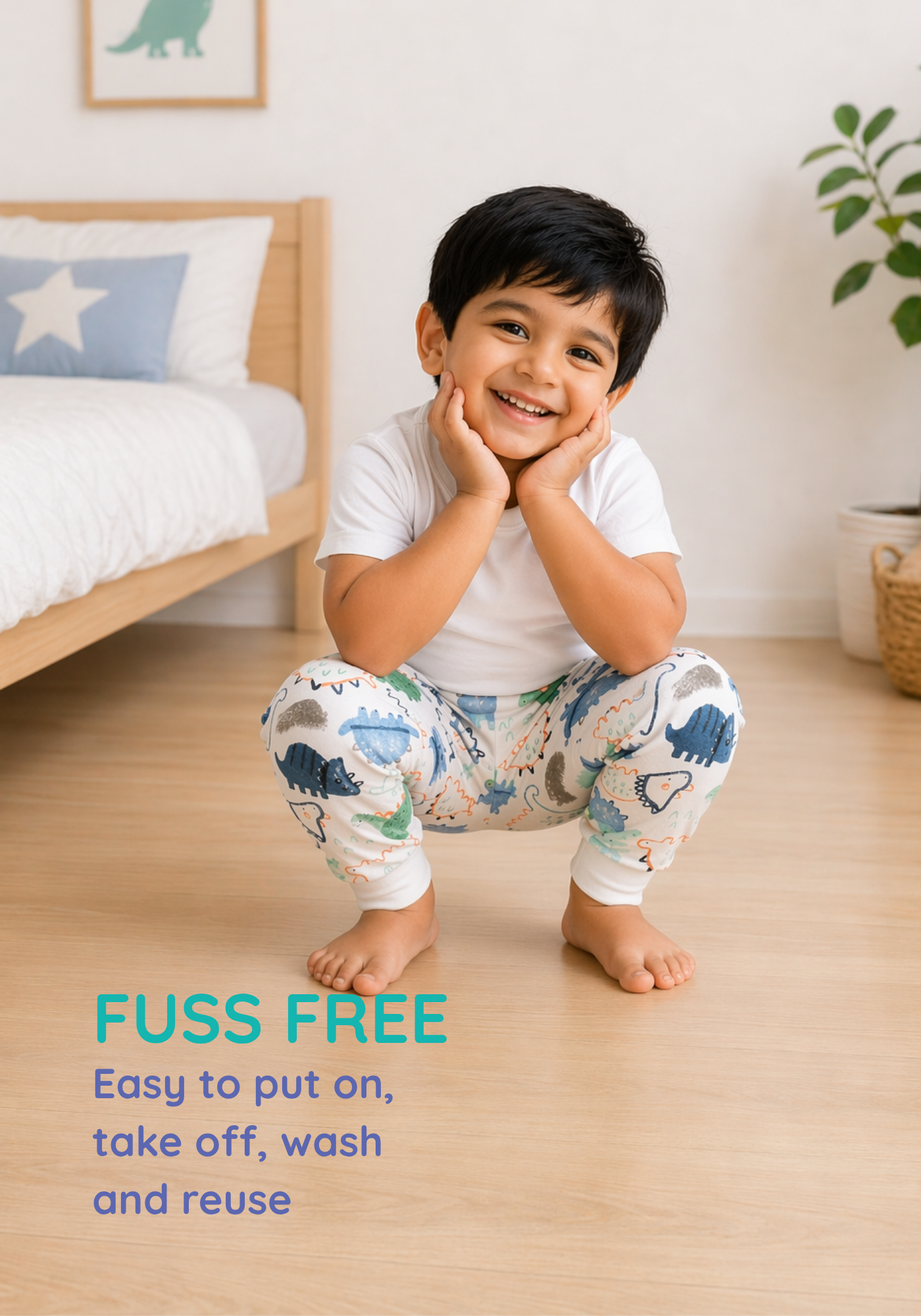 BOYS DINO POTTY TRAINING PANT