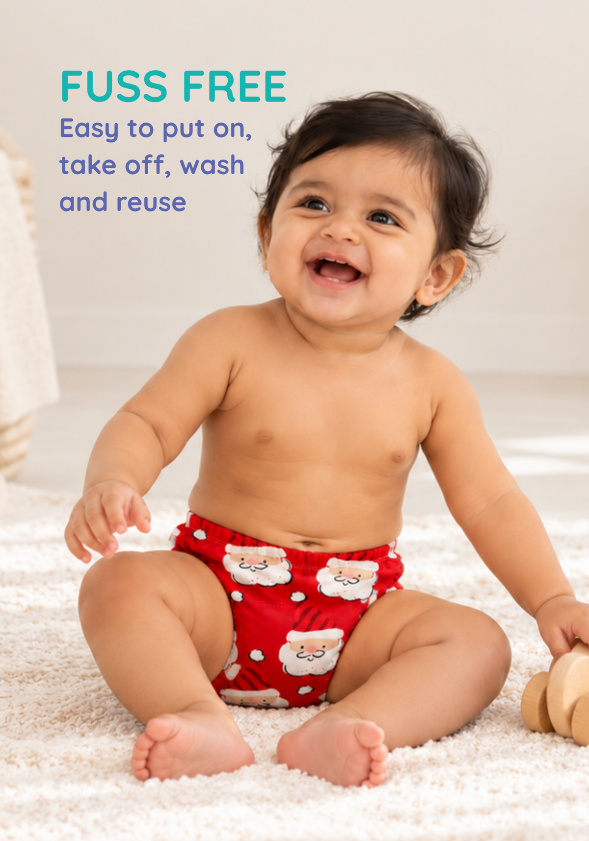 CHRISTMAS CHEER 3PK POTTY TRAINING PANTY